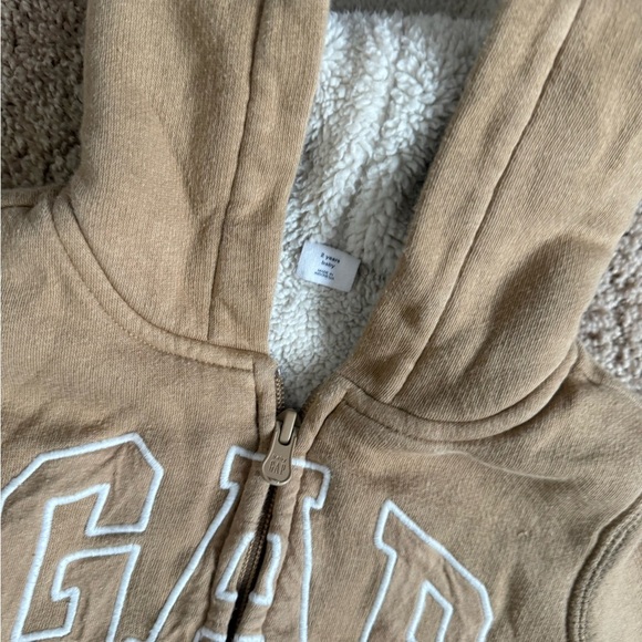 GAP Baby Toddler Tan Zip-Up Hoodie – Size 2T - Picture 3 of 4